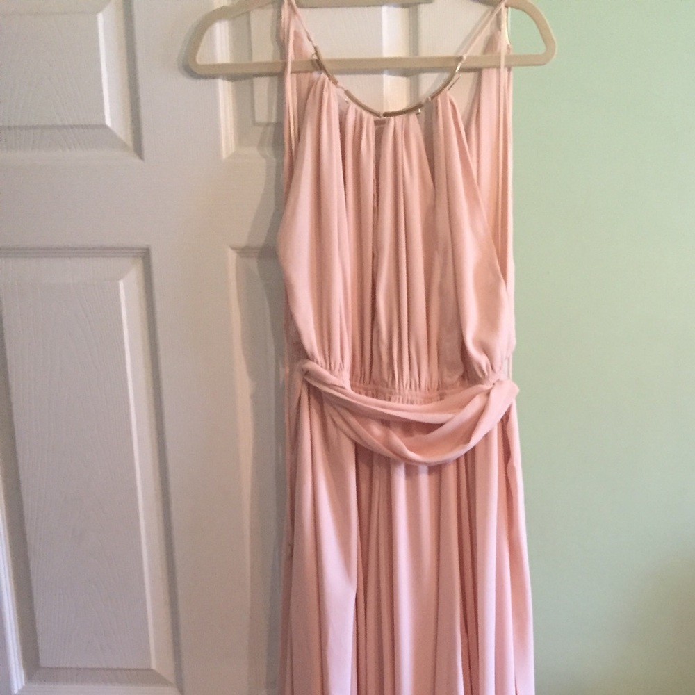 COPY - Lulu’s halter bridesmaid dress